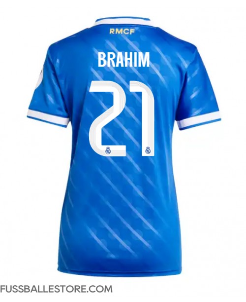 Günstige Real Madrid Brahim Diaz #21 3rd trikot Damen 2025-26 Kurzarm Günstige Real Madrid Brahim Diaz #21 3rd trikot Damen 2025-26 Kurzarm